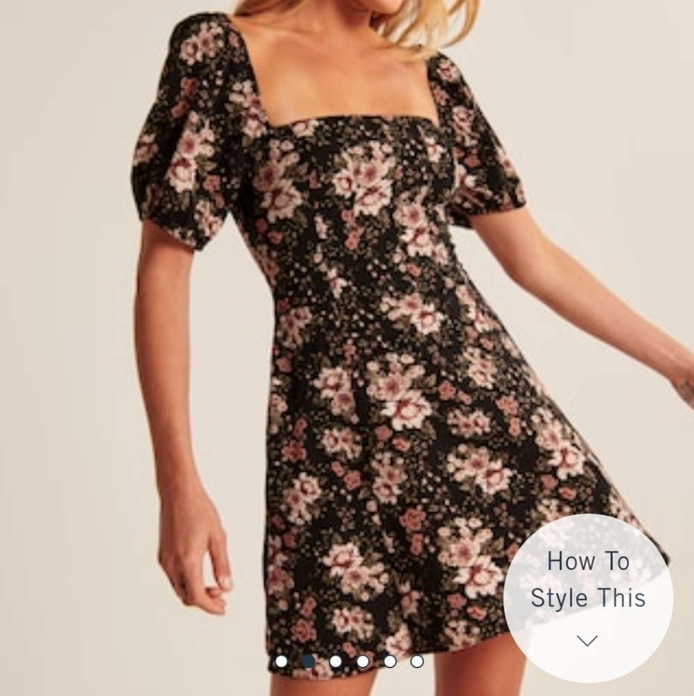 Abercrombie Corset Seamed Mini Dress
